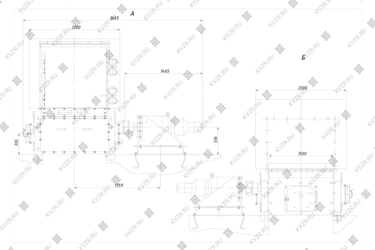 Топка ТЛПХ-1.4/3.0 чертеж