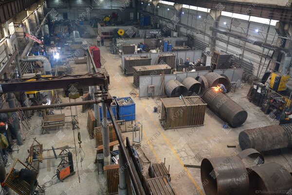 Парогенератор 2500 кг в час 130 С на газе производство